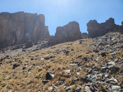 Rocky trail near Lava Tower.