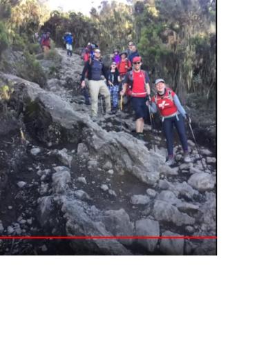 Climb Down Kilimanjaro. Rocks!